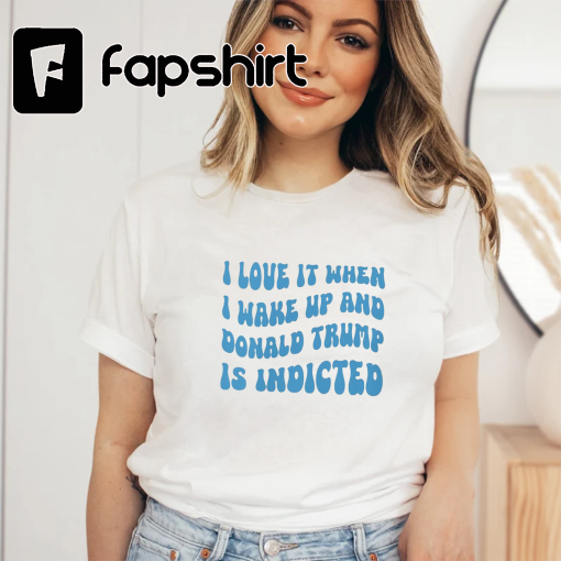 Funny Trump Arrest Shirt, Trump Indicted, Trump Indictment, Liberal Leftist Activist Tee, Anti Trump Anti MAGA Anti Republican