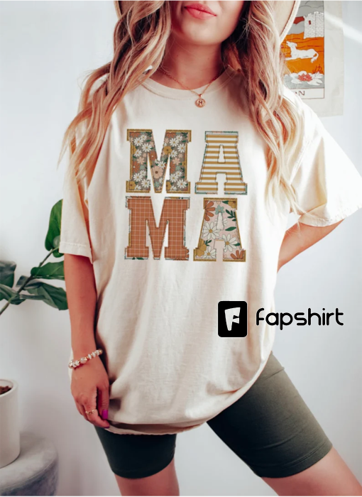 Mama Shirt, Mom Life Shirt, Mother’s Day Shirt, Floral Mama T-Shirt, Mother’s Day Gift, Flower Gift For Mom, girl mama shirt, boy mama tee