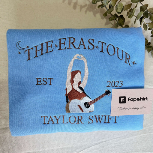 TS – The Eras Tour embroidered sweatshirt