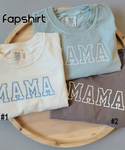 Mama Custom Comfort Colors T-Shirt-Garment Dyed T…