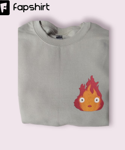 Flame | Embroidered Crewneck Sweatshirt/T-Shirt