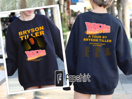 Bryson Tiller Back And Im Better tour 2023 Shirt, Comfort Colors® T-Shirt ,Aesthetic Premium Unisex Shirt ,Minimalist Style