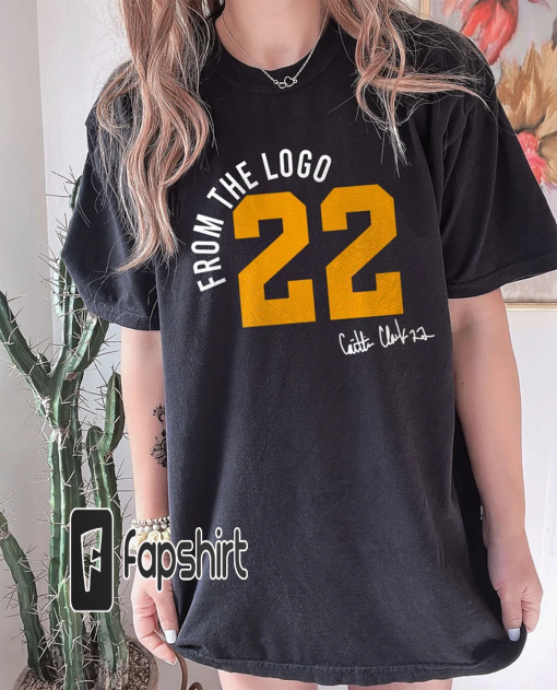 From The Logo 22 Caitlin Clark T-Shirt, Comfort Colors® T-Shirt, Caitlin Clark Basketball Shirt, Caitlin Clark fan shirt