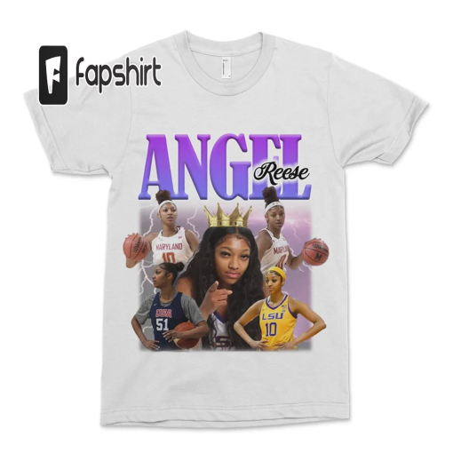 Angel Reese Shirt | 90s Retro Style LSU NCAA Womens Basketball Icon Angel Reese | 2023 National Champion for Men and Women