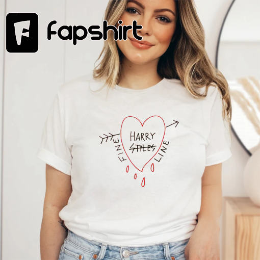 Harry Styles Fine Line Heart T-Shirt, Harry Styles Fine Line Shirt, Harry Styles Shirt, Love On Tour, Gift For Her