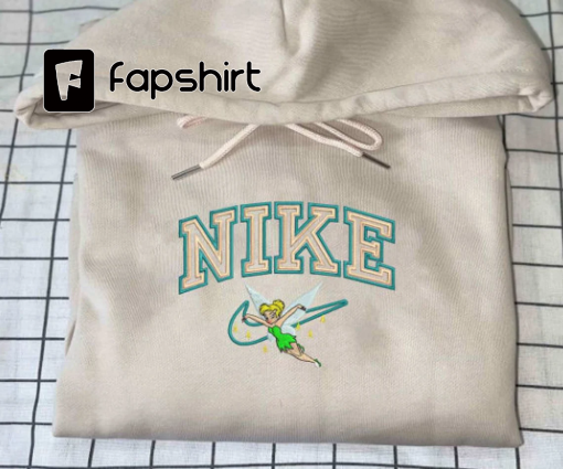 Tinkerbell Embroidered Sweatshirt,  Brand Logo hoodie