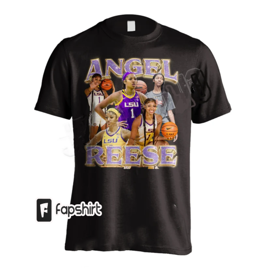 Angel Reese LSU Shirt Bootleg Vintage 90’s Rap T Shirt Geaux Tigers 2023 Unisex Youth Women’s Fit US Free Shipping