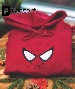 Inspired Spiderman crewneck Embroidered Sweatshirt Hoodie Unisex…