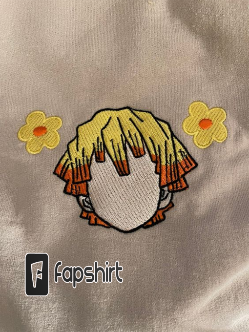 Anime Embroidered Sweatshirt, Embroidered Anime Shirt, Anime Shirt, Embroidered Shirt, Embroidered Hoodie, Anime Tee, Anime Shirt