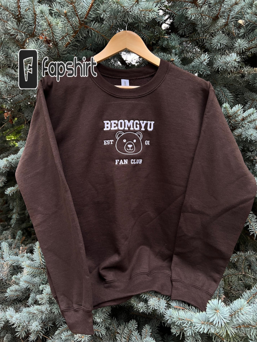 BEOMGYU TXT Fan Club Pullover embroidered