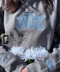 Blue Spring Sweatshirt