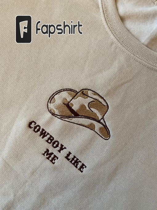 TS Cowboy Like Me embroidered