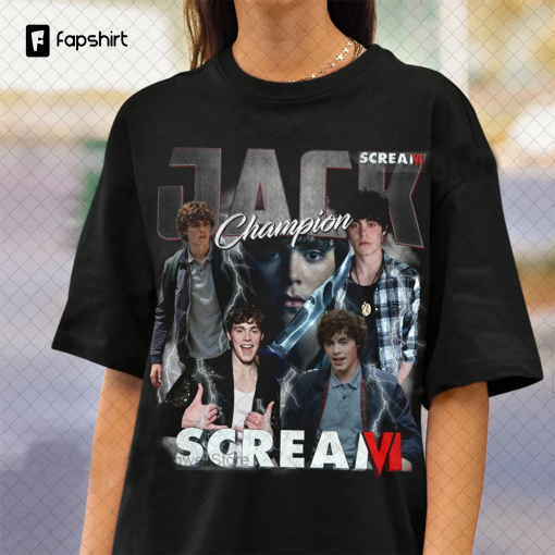 Jack Champion Scream VI Movie Vintage Shirt -Ghostface Vintage , Scream VI Movie Vintage Shirt, Scream Fan Gift Tshirt Scream 2023