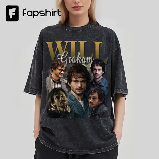 Will Graham Vintage Washed T-Shirt,Actor Homage Graphic Unisex Long Sleeve, Bootleg Retro 90’s Fans Hoodie Gift