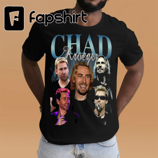 Chad Kroeger Vintage Washed T-Shirt,Pop Rock Band Homage Graphic Unisex Long Sleeve, Bootleg Retro 90’s Fans Hoodie Gift