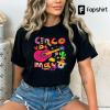 Happy Cinco De Mayo Cute Rainbow Mexican Fiesta Match Outfit T-Shirt, Cinco De Mayo Fiesta Surprise Camisa 5 De Mayo Viva Mexico T-Shirt