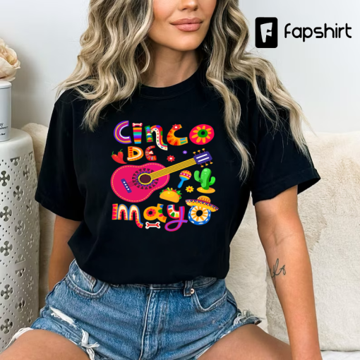 Cinco De Mayo Mexican Fiesta 5 De Mayo T-Shirt, Mexican Festival Gift Shirt, Happy Cinco De Mayo Shirt, Fiesta Party Shirt