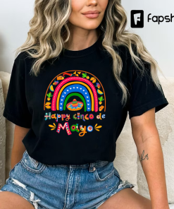 Happy Cinco De Mayo Cute Rainbow Mexican…