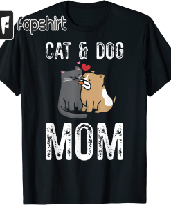 Cat And Dog Mom Cat Mama Dog…