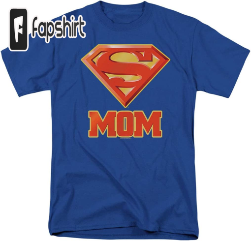 Popfunk Classic Superman Super Mom T Shirt & Stickers