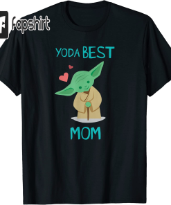 Star Wars Yoda Best Mom Hearts Mother’s…