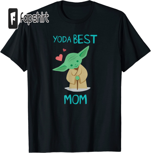 Star Wars Yoda Best Mom Hearts Mother’s Day T-Shirt