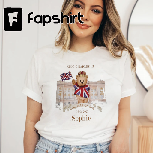 King Charles lll Coronation Day Children’s and Adults T-shirt, Personalised Coronation day outfit, Buckingham Palace, Family Matching outfit