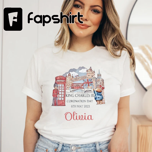 Personalised coronation kids t shirt