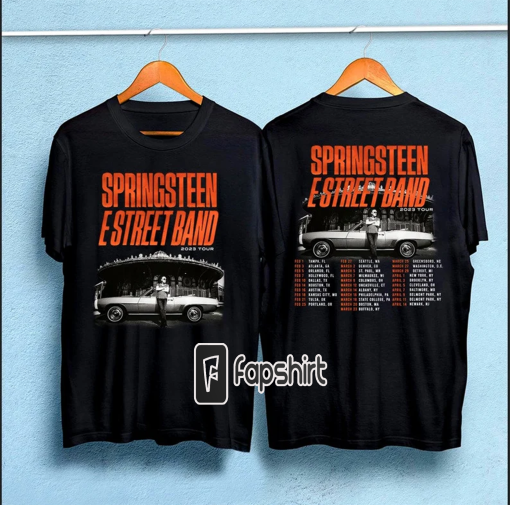 Bruce Springsteen And The E Street Band Tour 2023 double sided shirt, Vintage Bruce Springsteen Sưeatshirt, Music Tour Shirt, Gift For Fan