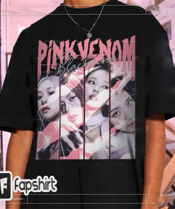 Pink Venom Vintage Shirt, Jisoo Shirt, Jennie…