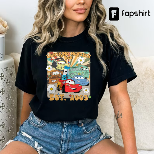 Retro Disney Lightning McQueen and Co 2003 Shirt, Vintage Disney Cars Shirt, Disney Shirt, Disney Pixar Shirt, Cars Shirt, Cars Land Shirt