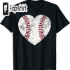 Womens Baseball Mom Shirt Gift – Cheering Mother of Boys Outfit T-Shirt