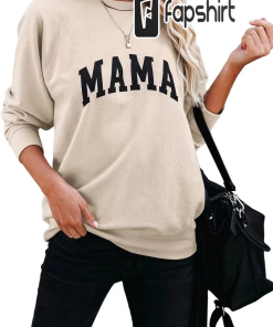 LEEDYA Womens Long Sleeve Mama Graphic Shirts…