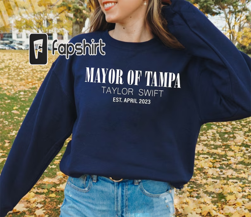 TS Mayor of Tampa Shirt, Eras Tour Merch, Swift City Est. 2023 The Eras Tour Florida, Tampa Florida Tour