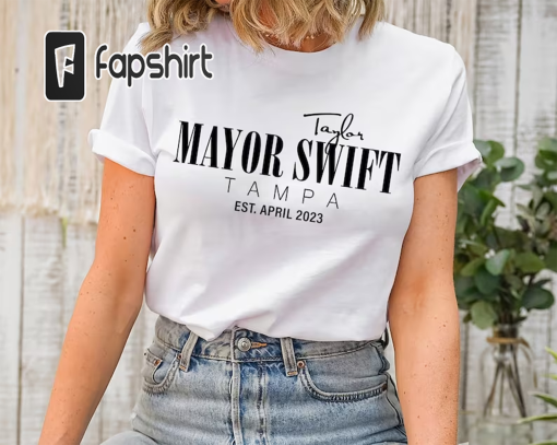 TS Mayor of Tampa Shirt, Eras Tour Merch, Swift City Est. 2023 The Eras Tour Florida, Tampa Florida Tour