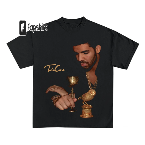 DRAKE ALBUM T-SHIRT | Rare Take Care Album Cover Art Rap Tee | Champagne Papi Toronto 21 Savage Travis Scott Young Thug Gunna Graphic Rare