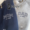 Personalized Papa Embroidered Crewneck Sweatshirt Embroidered Dad Crewneck With Names Customizable Gift For Grandpa Baby Shower Gift