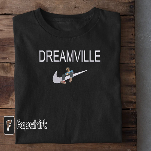 Dreamville J. Cole Crewneck Embroidered Sweatshirt, Trendy Sweatshirt, J Cole Sweatshirt, Streetwear Hoodie, Gift Ideas, Gift For Fan TShirt