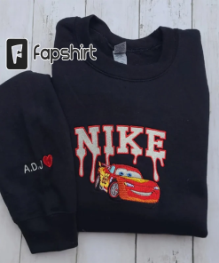 Adventures of Lightning McQueen Embroidered Sweatshirt, Cars…