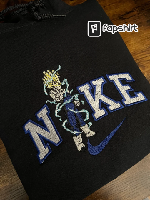 Embroidered Vegeta Hoodie Sweatshirt Dragon ball anime sweater Anime Hoodie