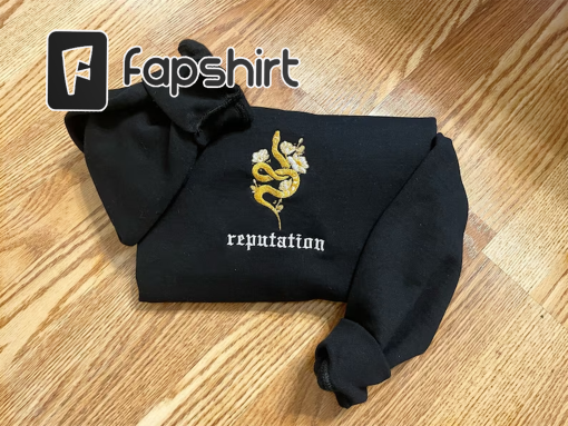 Reputation embroidered crewneck sweatshirt