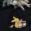 Pokemon Embroidered sweatshirt; Embroidered sweatshirt; Pokemon embroidery; Pokemon Hoodies; Pokemon sweatshirt;Anime & cartoon embroidery