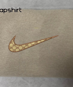 swoosh wall brand embroidery sweatshirt X hoodie