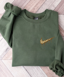 Swoosh Embroidery Crewneck Sweatshirt Embroidered Hoodie, Matching…