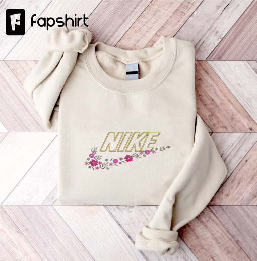 Flower Logo Shirt, Matching embroidery sweatshirt, Friend Army Tee,