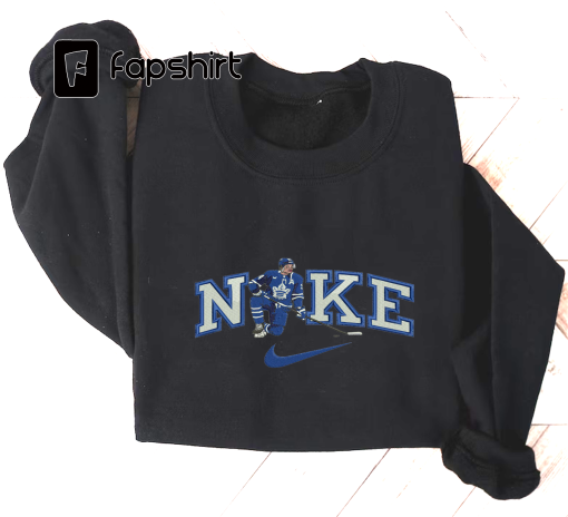 Hockey Player Embroidered Crewneck, Custom Brand Sport Sweatshirt Embroidered – Hoodie Embroidered