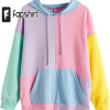 SOLY HUX Men’s Casual Colorblock Pullover Fashion Loose Fit Long Sleeve Graphic Trendy Drawstring Hoodie Sweatshirt