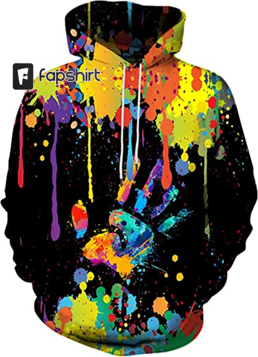 Unisex 3D Print Hoodies Graphic Space Pullover Hooded Sweatshirts for Men Women