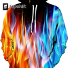 Unisex Hoodies 3D Print Galaxy Pullover Hooded Sweatshirt Hoodies with Big Pockets