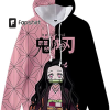 Lontse Anime Hoodie Creative Role Monkey DLuffy 3D Printed Hoodies Pullover Sweatshirt